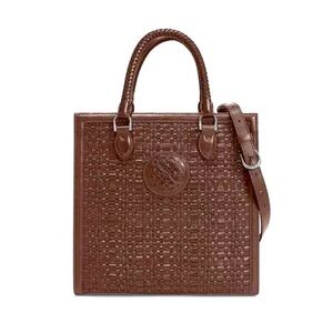 NWT Brighton Ferrara Montecito Leah Tote Brown Leather Cross-body new